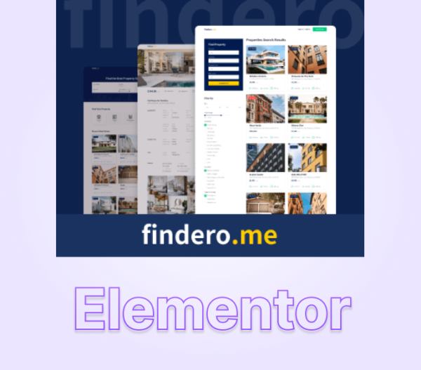 Real estate website for Elementor